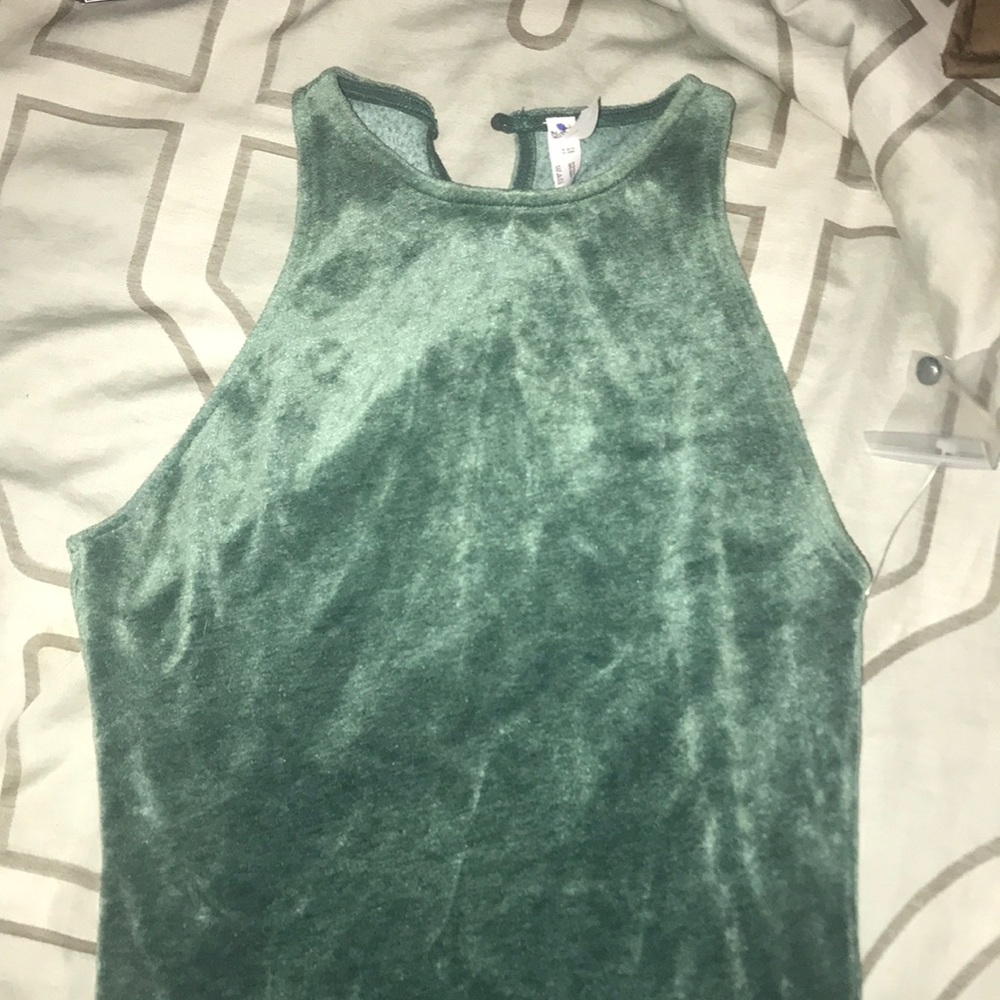 Free people velvet bodysuit